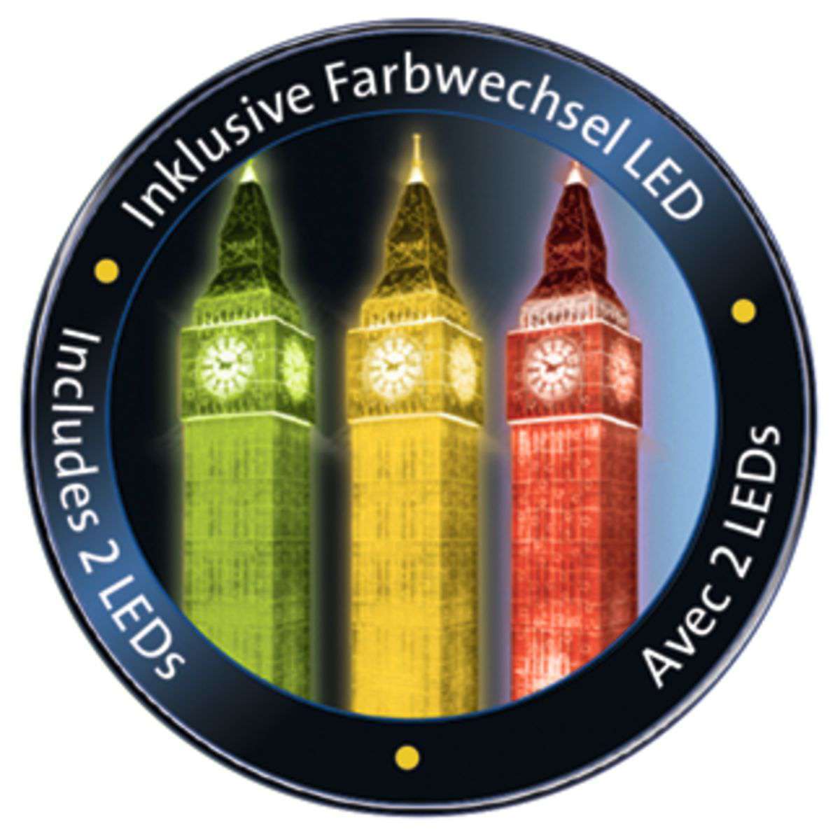 Ravensburger Spiel Big Ben bei Nacht