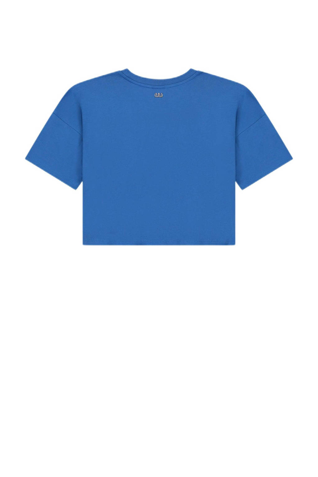 NIK&NIK T-shirt Spray met logo helderblauw