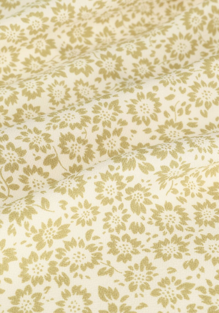 CATWALK JUNKIE ecru catwalk junkie midi jurk dr golden flower