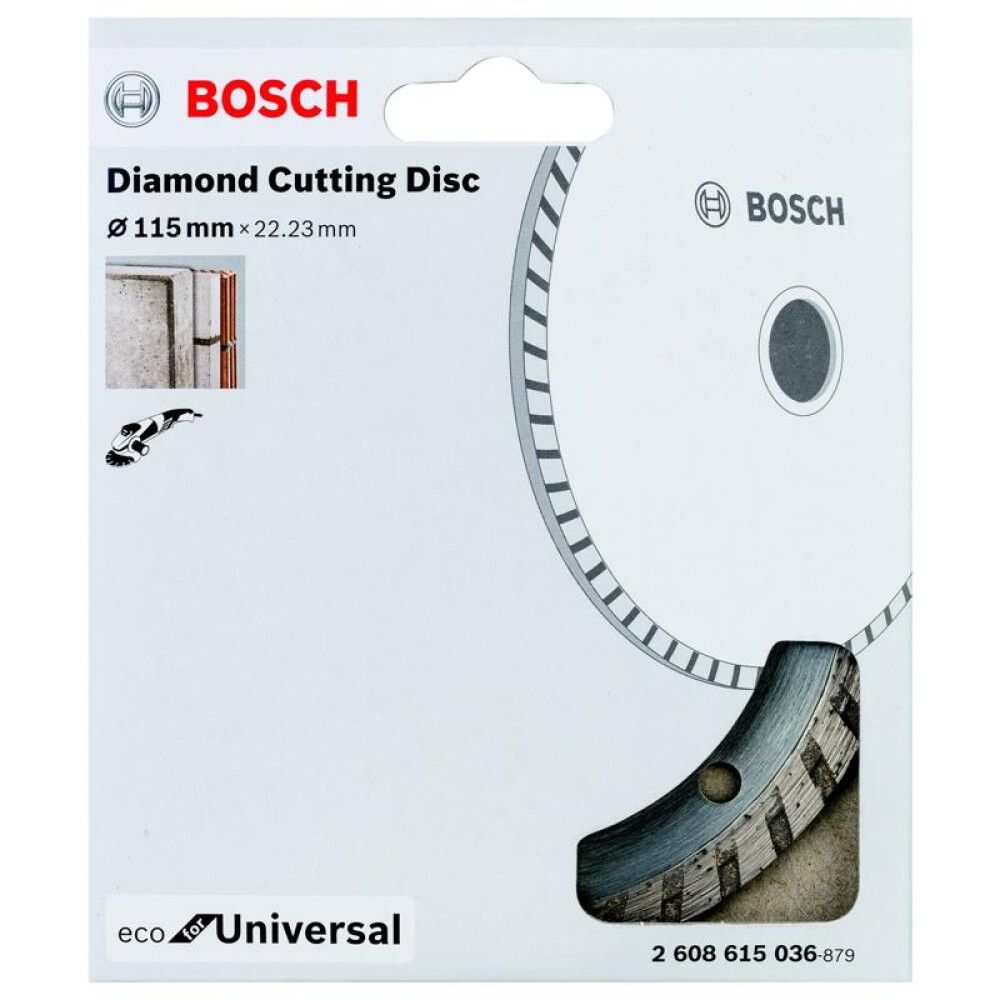 DIAMANTSKIVE BOSCH ECO UNIVERSAL TURBO 115X22 MM