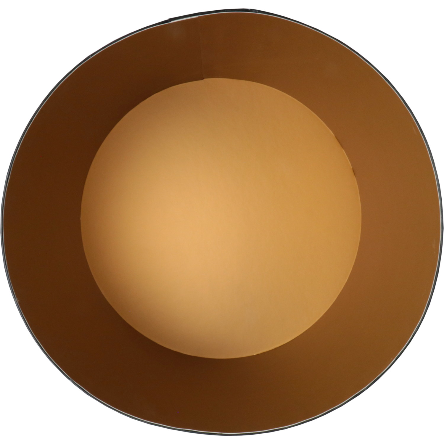 Geschenkdoos, Confetti, karton + PP, 22cm, Ø30cm, zwart/goud