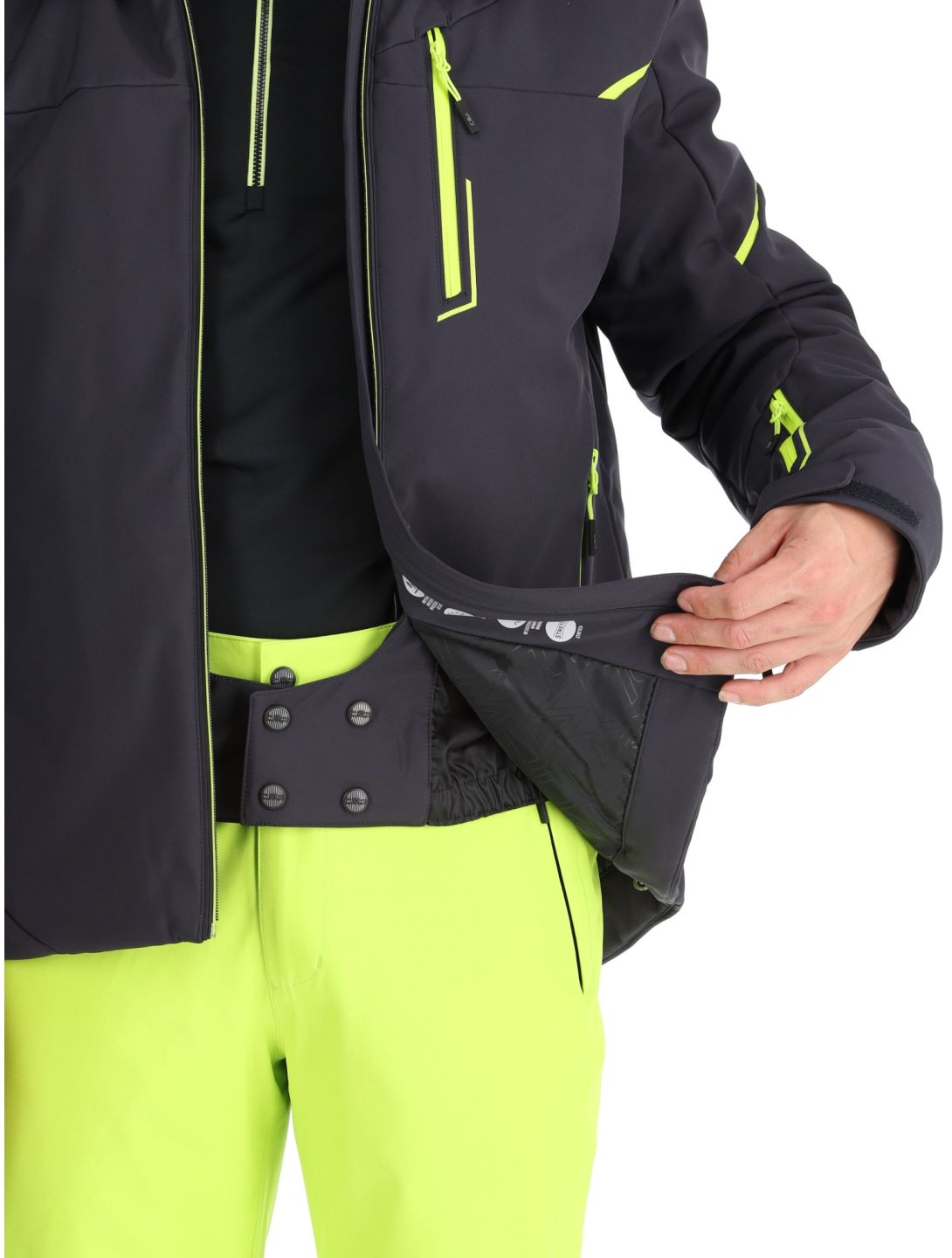 33W0897 softshell ski-jas heren