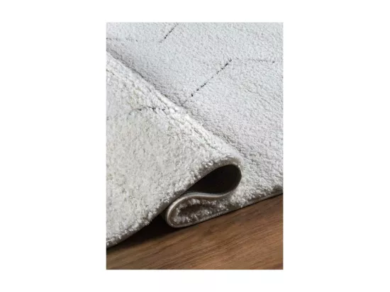 Tapis berbère shaggy - MARRAKECH 361 Noir 160*160