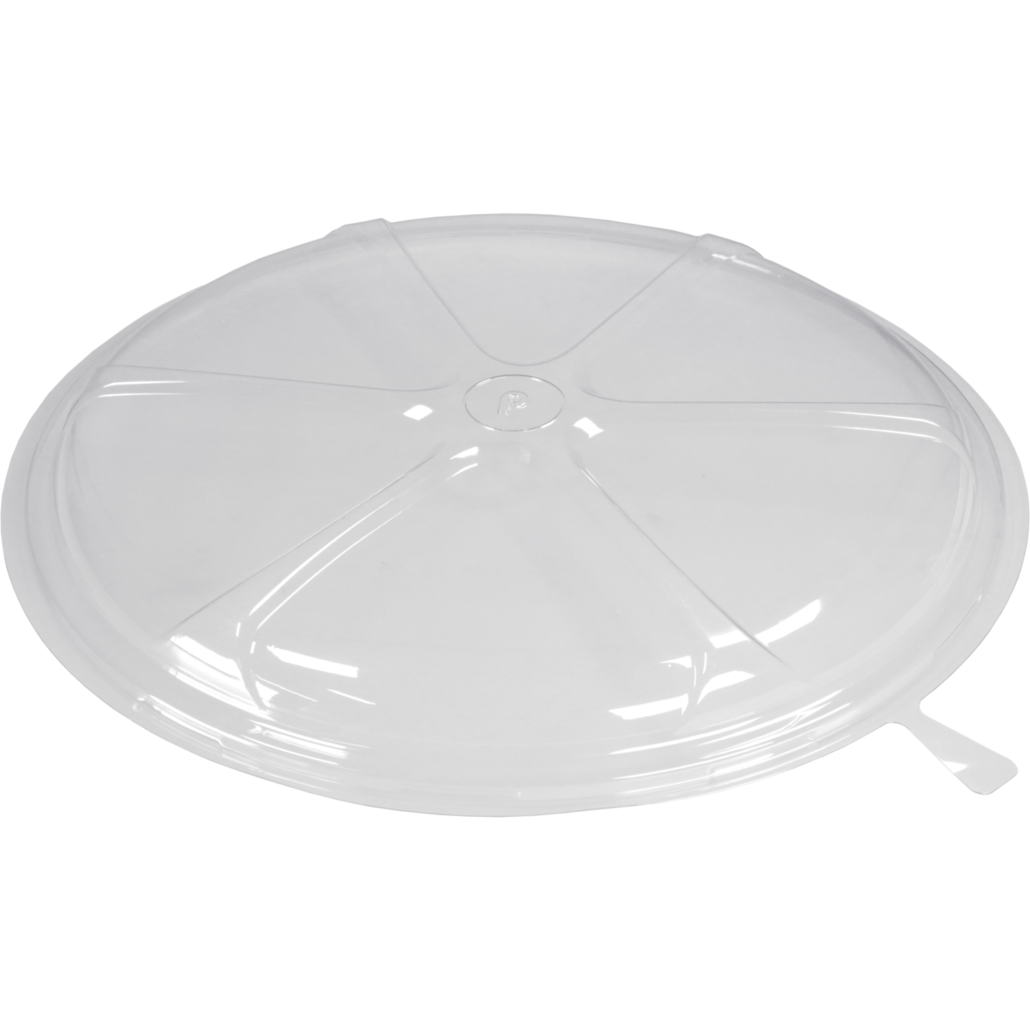 Deksel, snackpan, Gerecycled PET, transparant