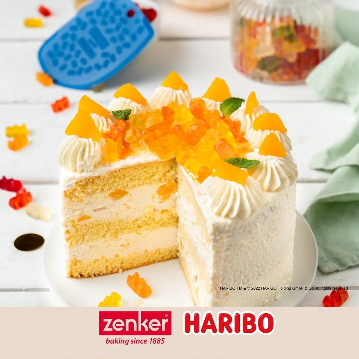 Corne de boulanger en plastique Haribo Zenker
