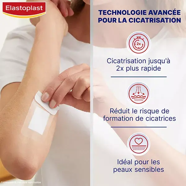 Elastoplast Expert Pansement Cicatrisation Rapide 8 unités