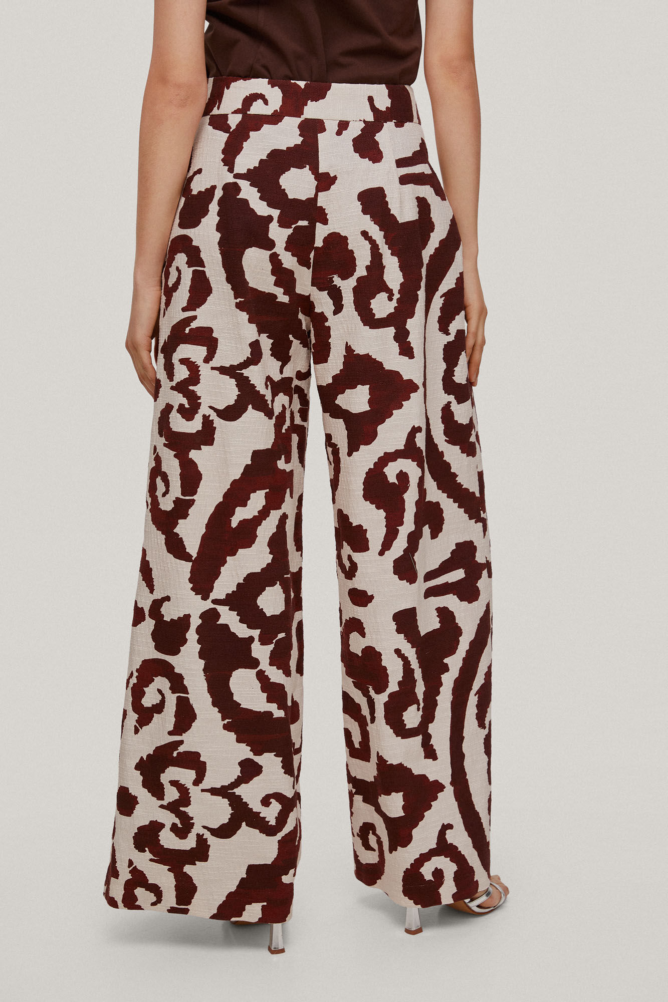 Calça Carla Estampada - Marrom