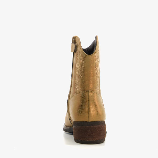 Blue Box meisjes western boots goudkleurig