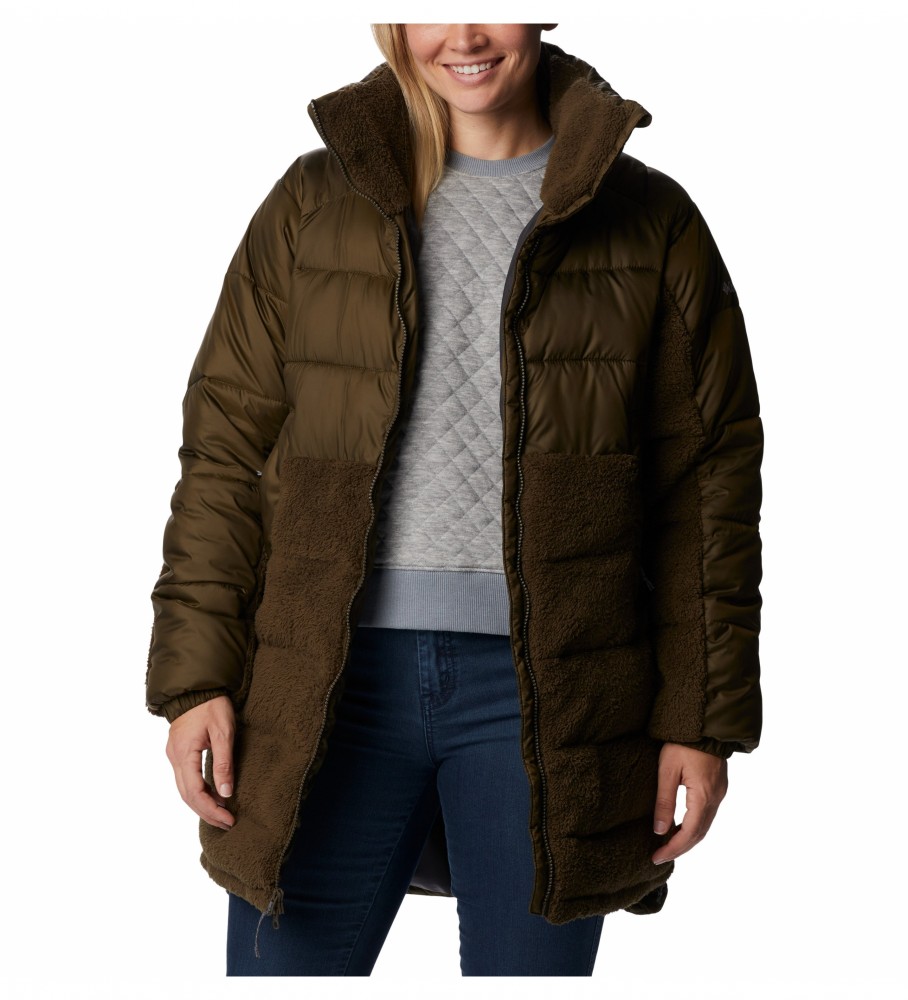 Jaqueta acolchoada Columbia Leadbetter Point, verde