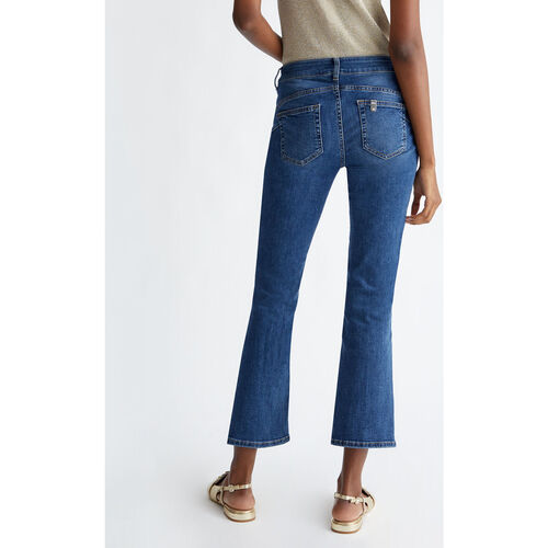 Liu Jo - Vaqueros bootcut tobilleros Azul