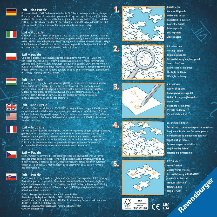 Ravensburger EXIT Puzzle Kids Das Piratenabenteuer bunt