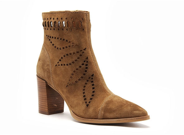 Alpe boots bottine talons femme 5031 marron