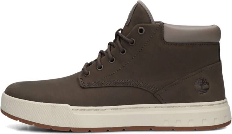 TIMBERLAND Veterschoenen Heren Maple Grove Mid Lace Up Maat: 41 Materiaal: Nubuck Kleur: Bruin