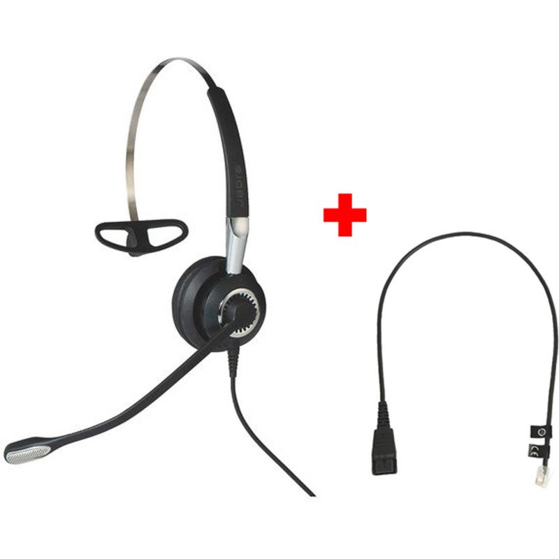 Casque Jabra Biz2400 II - 1 écouteur + cordon