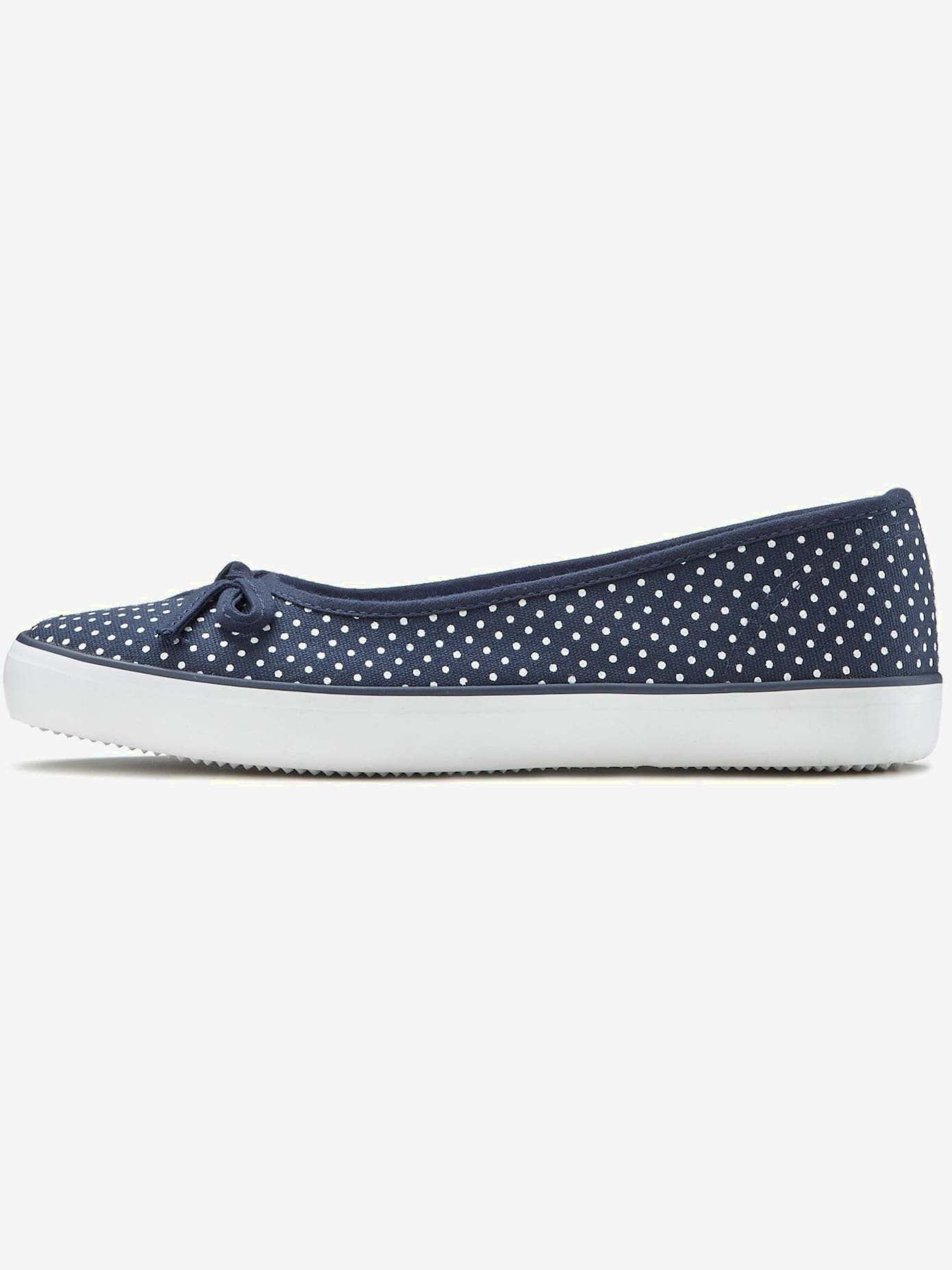 Sneakers ballerines imprimé à pois raffiné