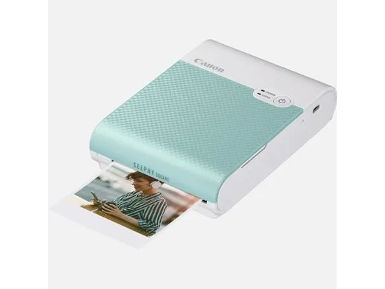 Canon SELPHY Square QX10 - Printer - farve - farvesublimering - 72 x 85 mm op til 0.7 min./side (farve) - Wi-Fi - grøn