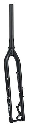 Fourche Seido BikePackingSteel | 15x110mm | Déport 51mm Noir