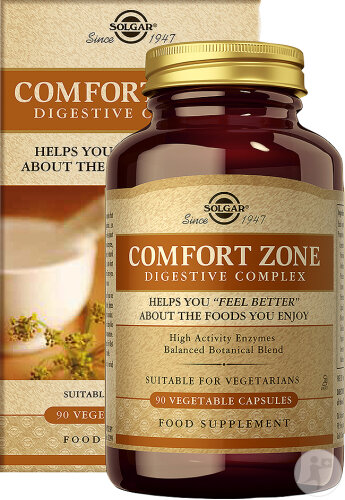 Solgar Comfort Zone Complexe Digestif 90 Gélules Végétales