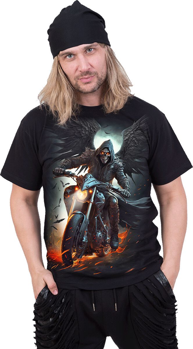 Night Rider | Spiral T-Shirt Manches courtes