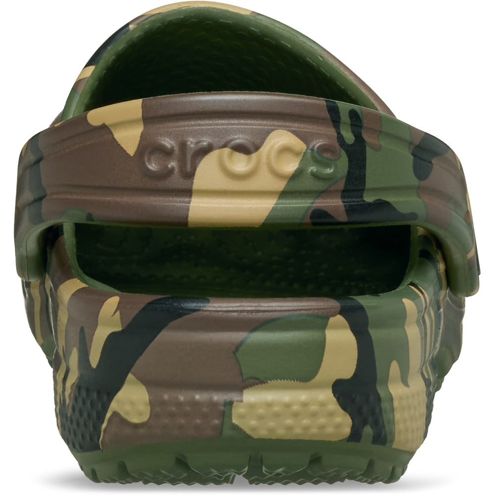 Køb Crocs Army Green/Multi Classic Camouflage Clog