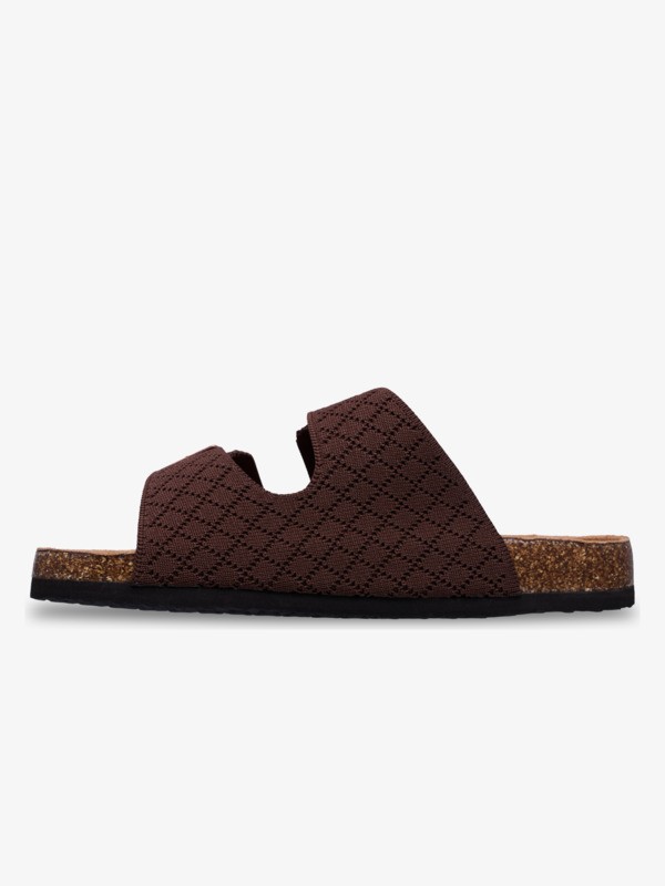 Mannae Buckle Sandales Marron Femme