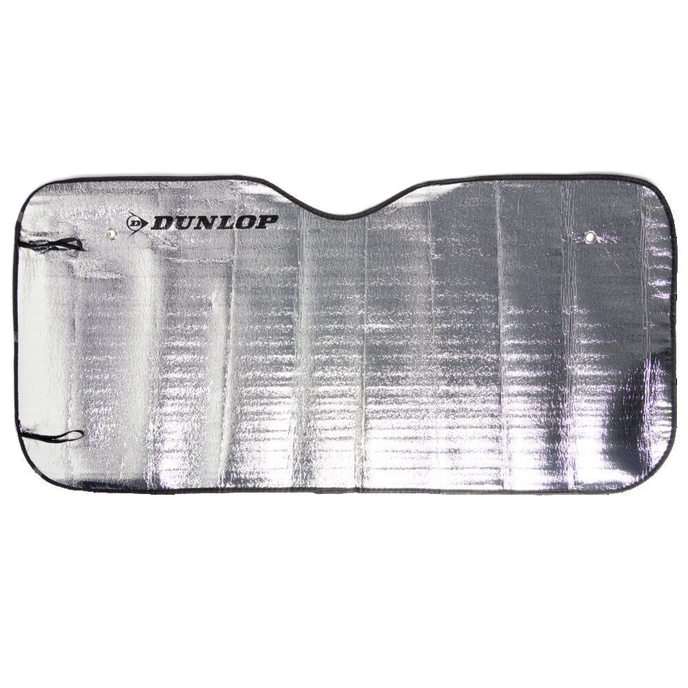 Pare-soleil pour voiture Dunlop gris métallisé 130x60cm