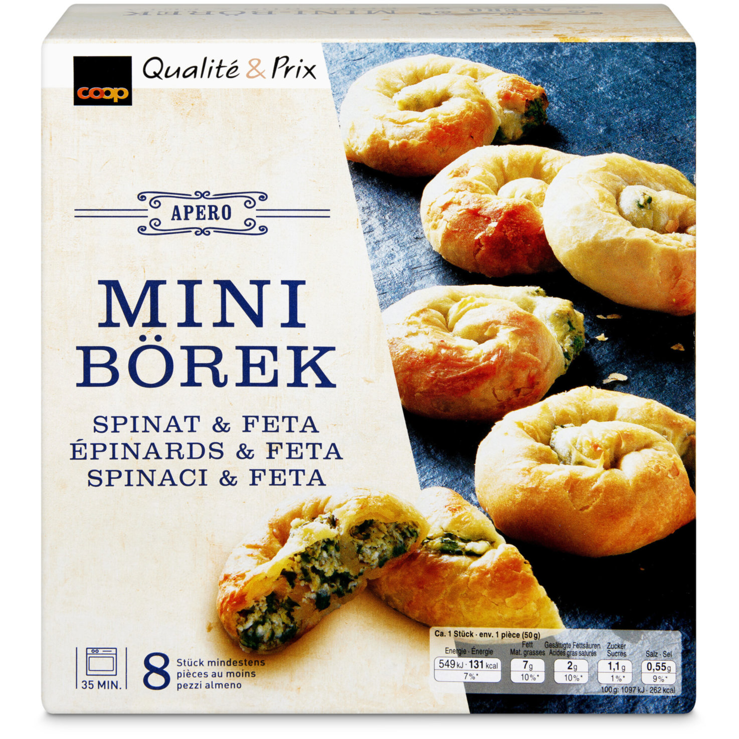 Mini Börek Spinat & Feta