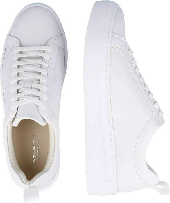 Vagabond Shoemakers Zoe Platform Lage sneakers Leren Sneaker Dames Wit