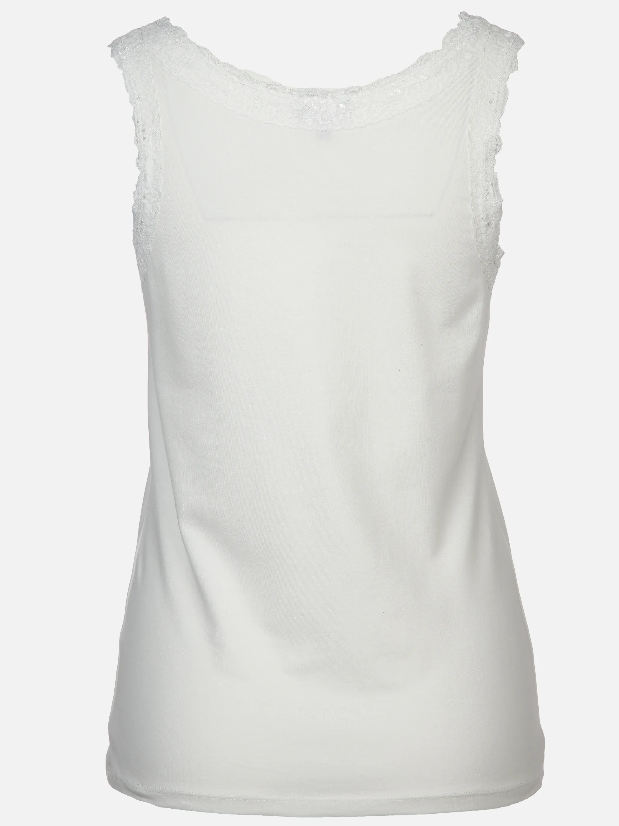 Damen Top mit Spitzenbesatz