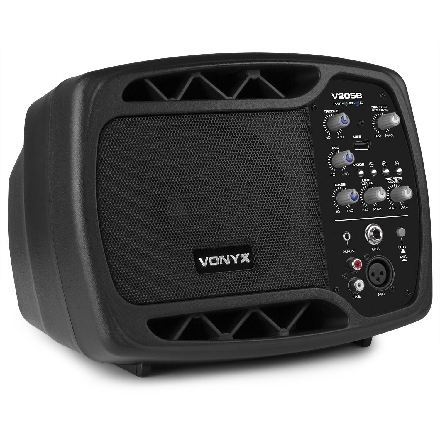 Vonyx V205B actieve monitor met USB/Bluetooth