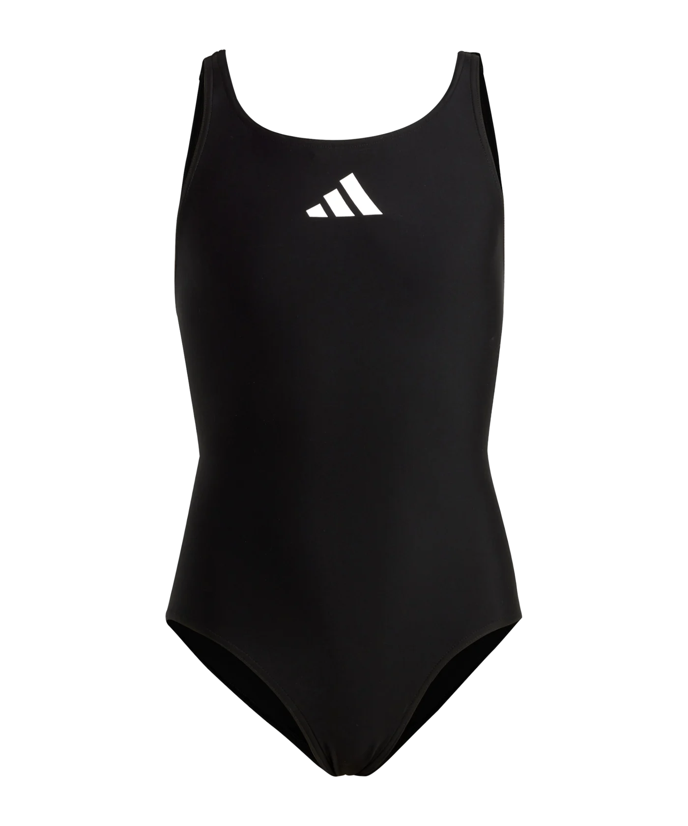 adidas Solid Small Logo Badeanzug Kids Schwarz