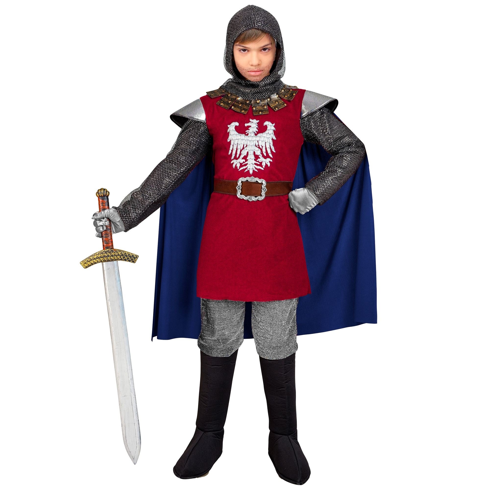 Ridder Kostuum Zilver Jongen