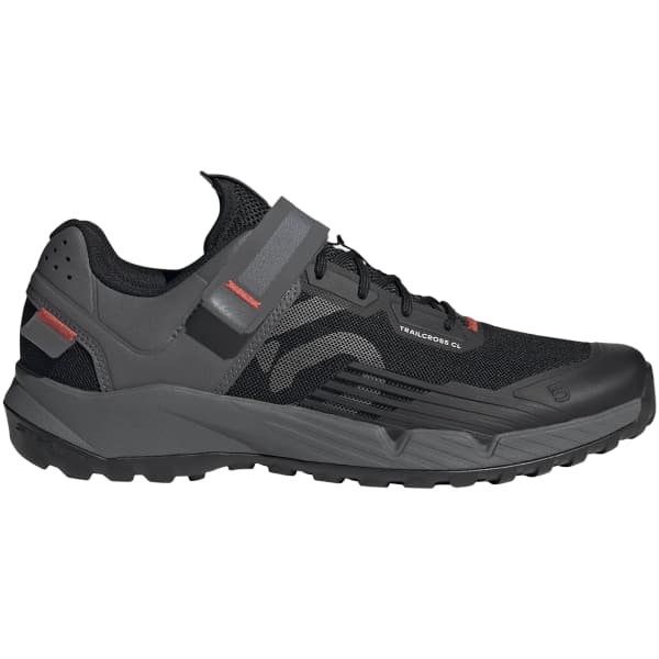 Chaussure VTT automatique FIVE TEN 5.10 TRAILCROSS CLIP-IN CORE BLACK/GREY THREE/RED