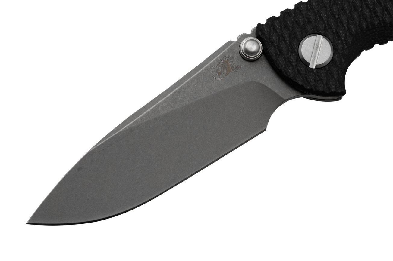 Rick Hinderer XM18 3.0” Slicer Non-Flipper CPM 20CV Black G10 zakmes