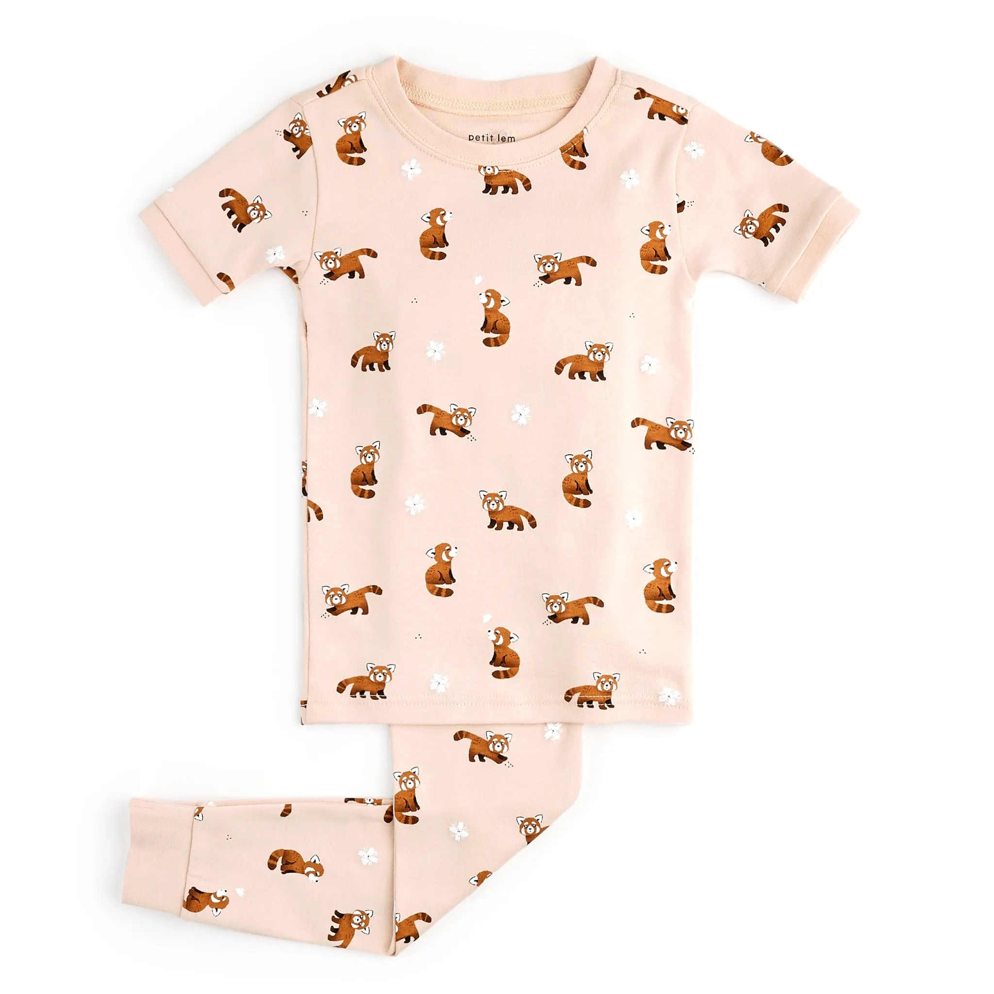 Petit Lem Pyjama Panda Roux 2-6x