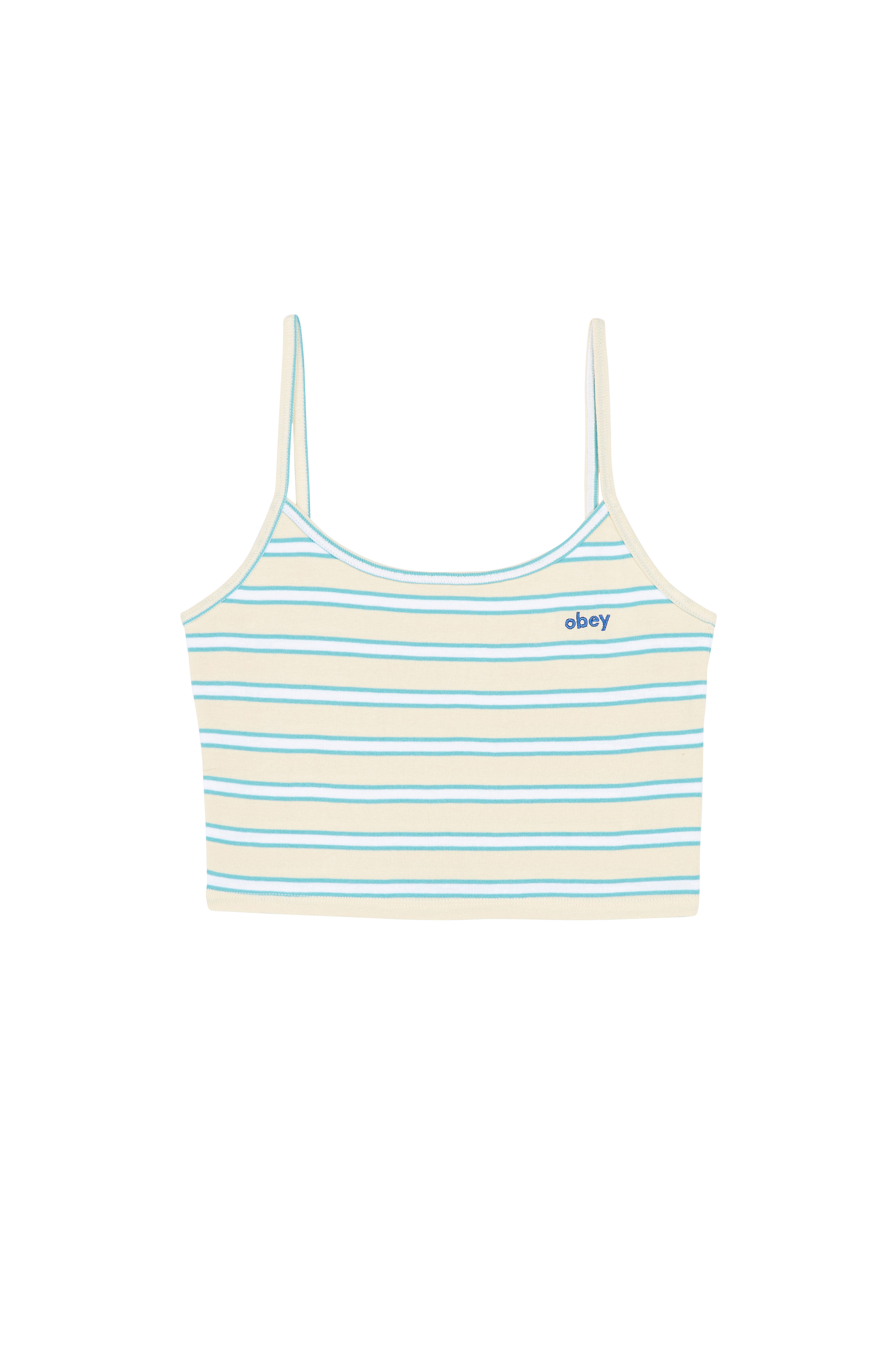 OBEY Top OLLIE STRIPE Beige