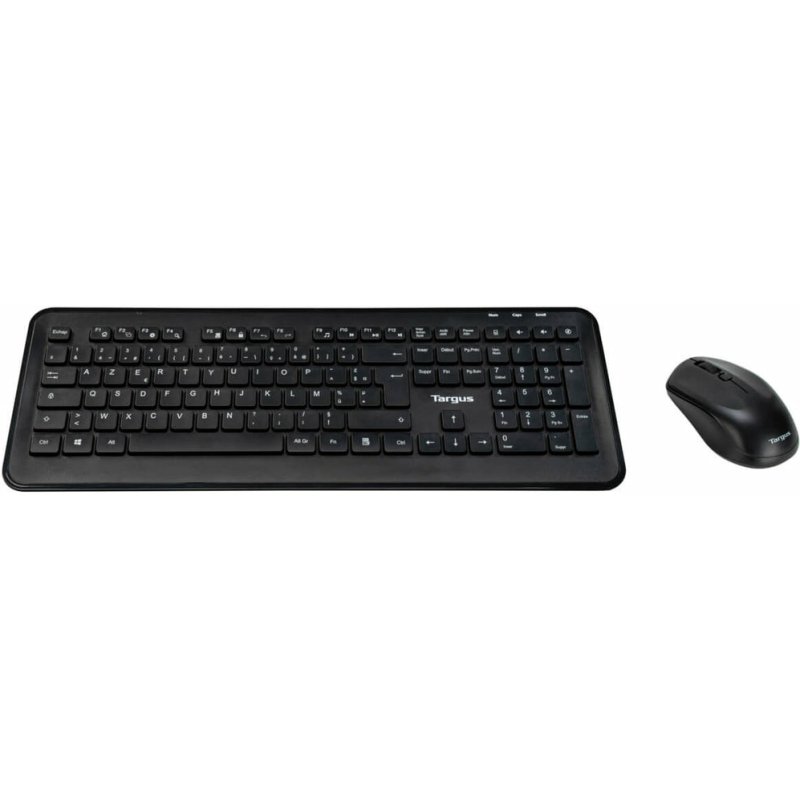 Targus AKM610FR clavier Souris incluse Universel RF sans fil AZERTY Français Noir
