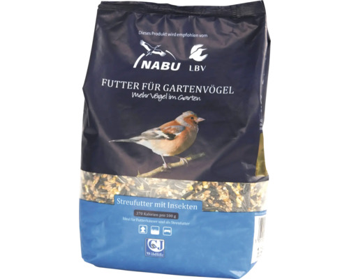CJ Wildlife Wild Bird Food - Strooivoer voor vogels met insecten - Het hele jaar door