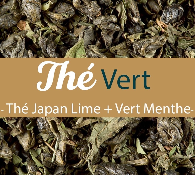Thé vert Japan Lime et Thé à la Menthe Bio - Vrac 2x100g - COMPTOIR FRANÇAIS DU THÉ