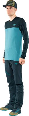 DynafitTraverse S-Tech Longsleeve - blau