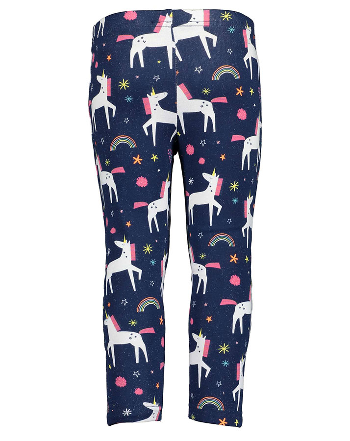Sweat-Leggings FRIENDSHIP – UNICORN AOP in dunkelblau