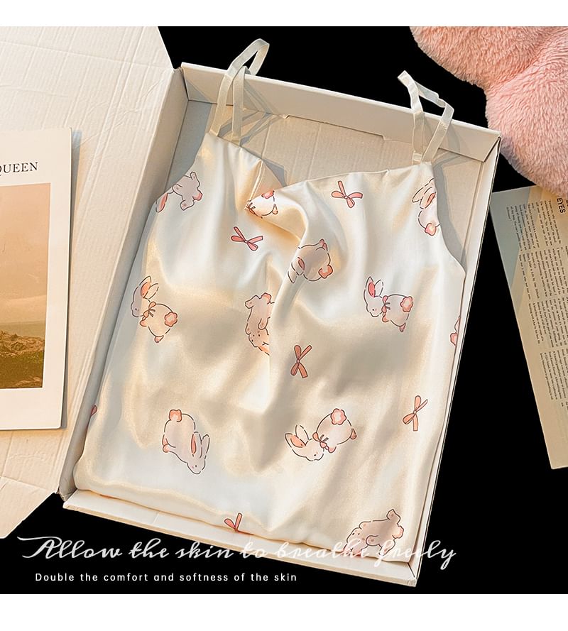 Sweetzer - Nachthemd met konijnenprint