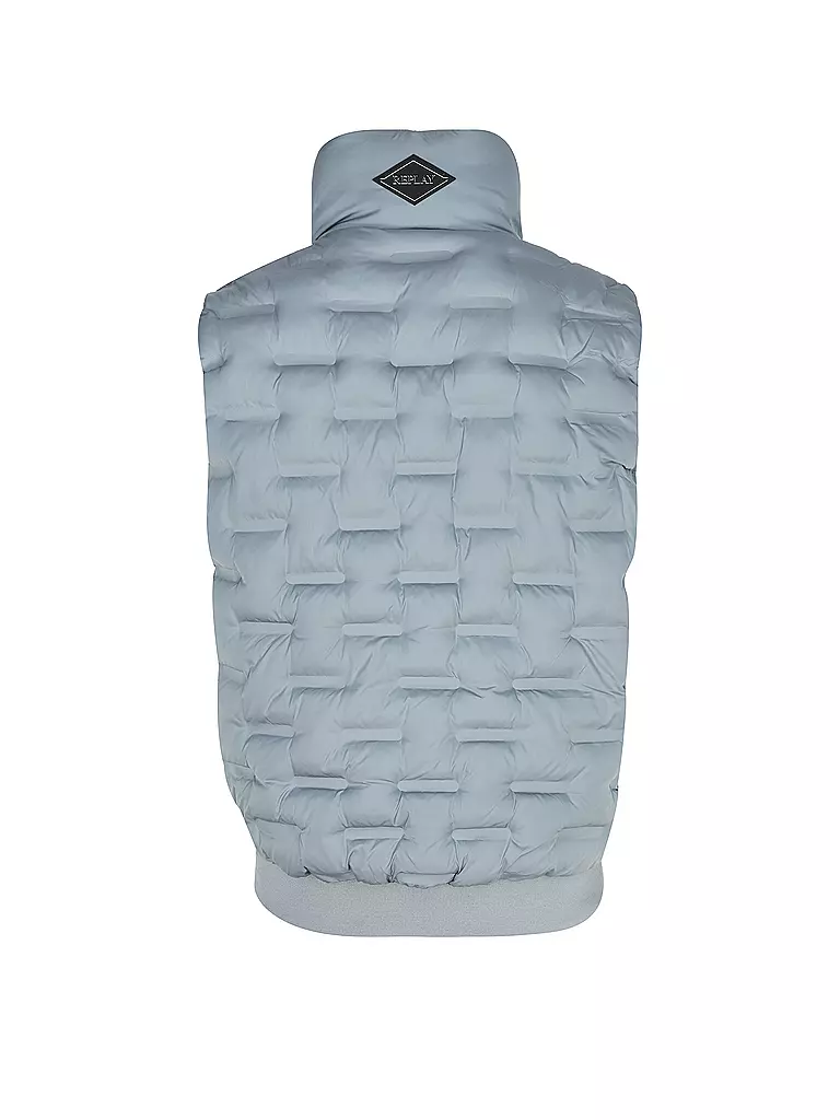 REPLAY Steppgilet  hellgrau