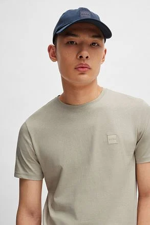 BOSS T-shirt Tales Beige 50508584-271 kopen