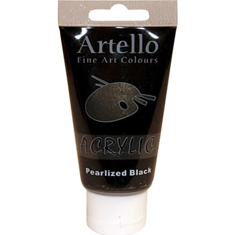 Artello akrylmaling 75 ml - Pearlized Black