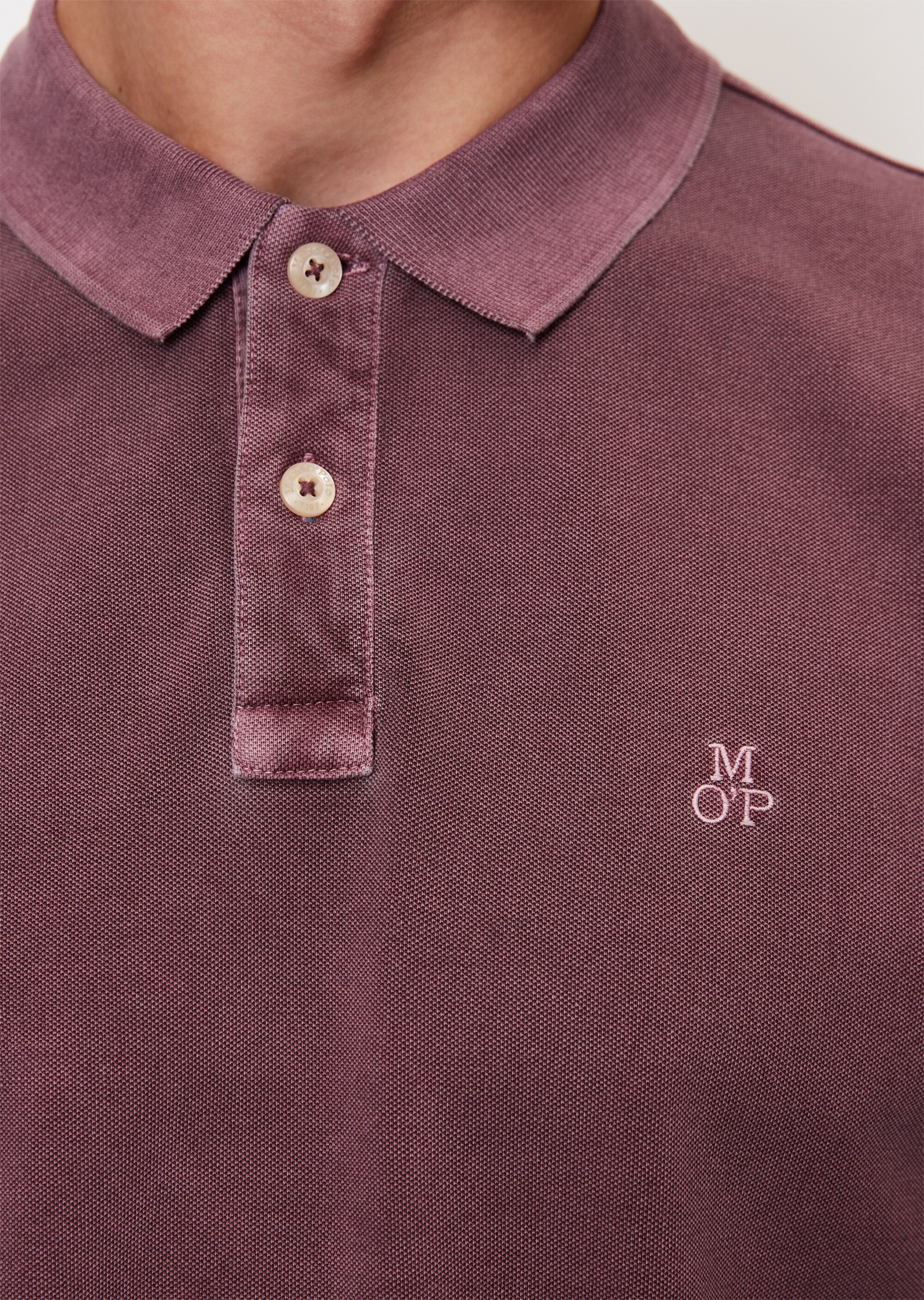 Kurzarm-Poloshirt Piqué regular aus Bio-Baumwolle