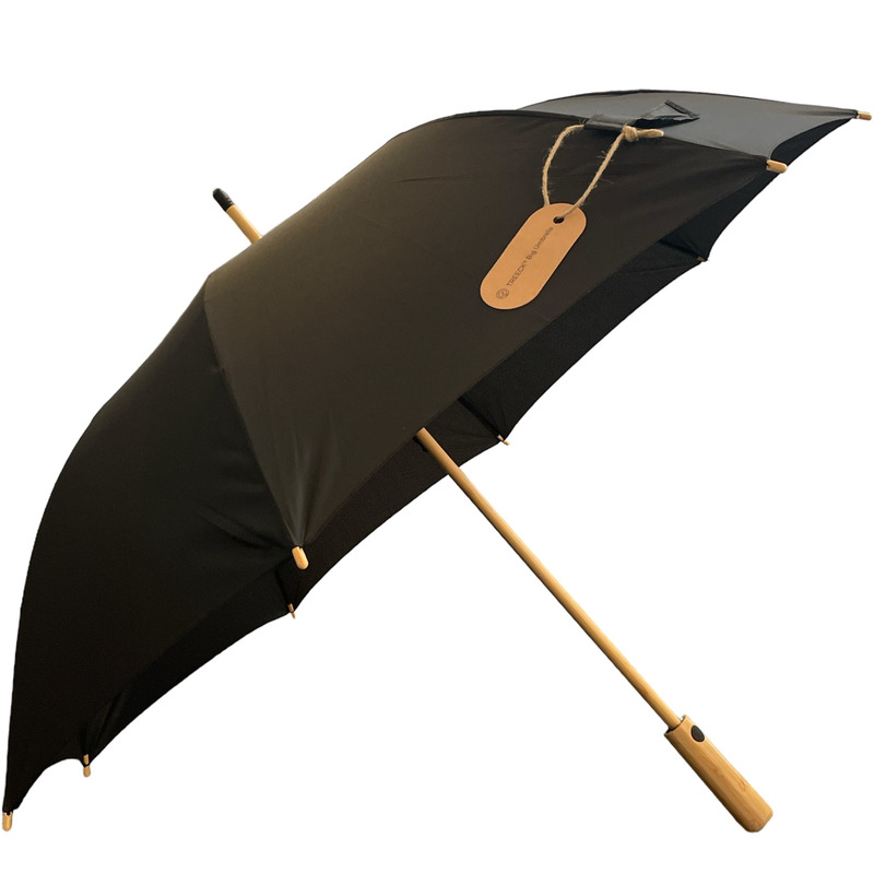 Treeck Regenschirm gross, schwarz