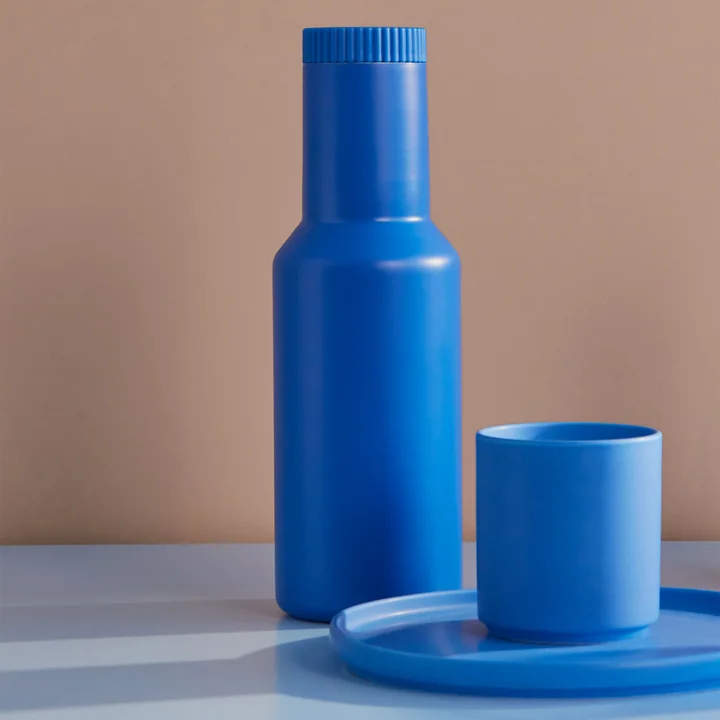 Design Letters - The Mute Favourite Porzellan Becher, 250 ml, kobaltblau (2er-Set)