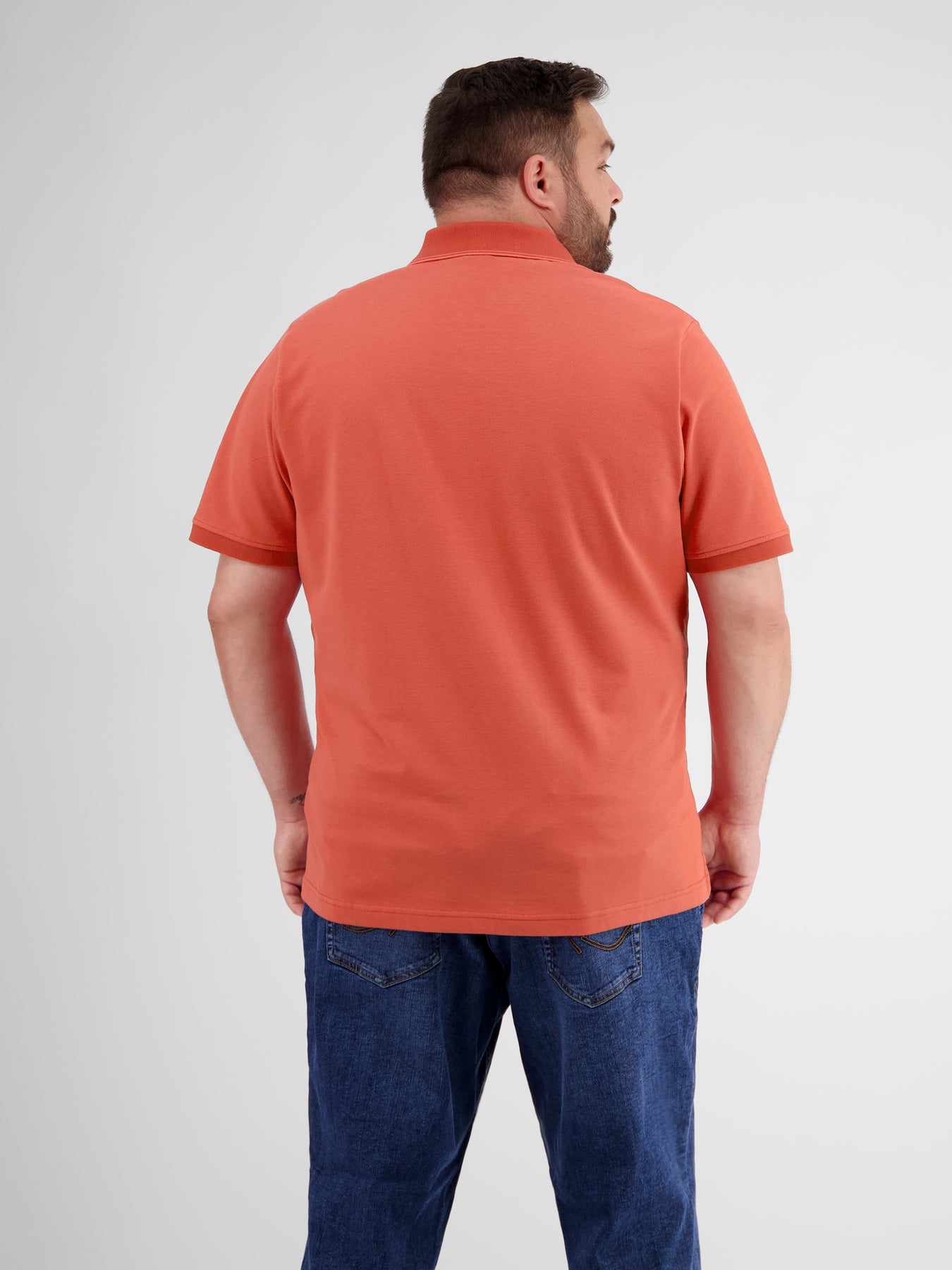 Poloshirt in Melange Optik