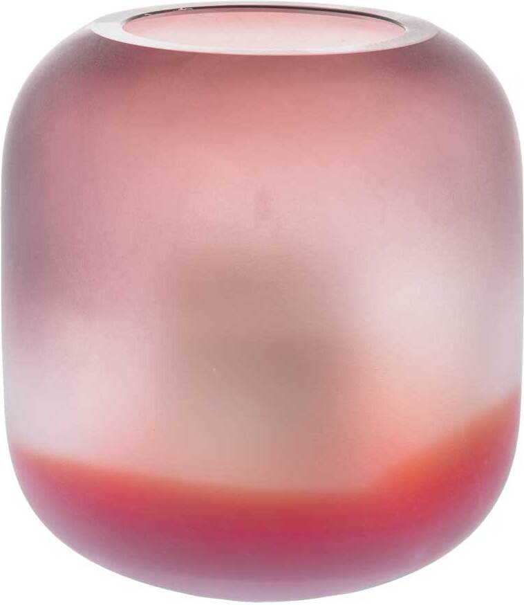 Windlicht Vanessa rood 17 x 17 x 17,5 cm